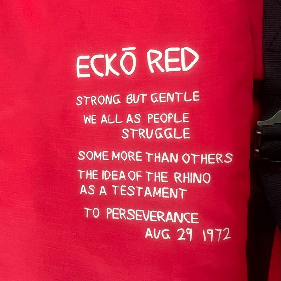 Ecko Unlimited Women’s Red Puffer Jacket with Faux Fur Hood - Picture 6 of 10